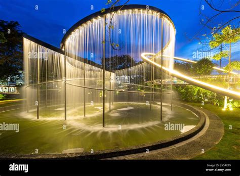 The unique fountain at the Pasilong sa Naga in Naga City, Philippines Stock Photo - Alamy