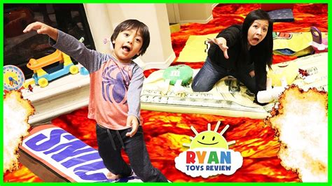 Ryan Toysreview The Floor Is Lava Challenge | Review Home Co