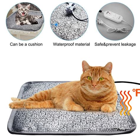 Pet Dog Electric Heating Pad High Quality Waterproof Anti bite Electric Heating Mat Pad Dog Bed ...