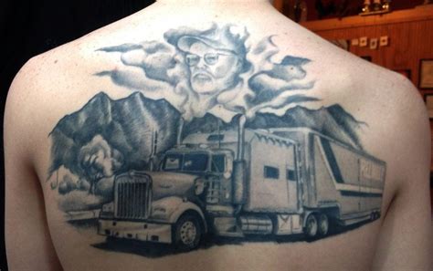 Truck tattoo. #Illustrative #tattoo #tattoos #Inked #art #truck #monster #trucks | Truck tattoo ...