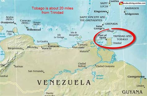 Map Of Trinidad And Tobago; Where Are These Islands Located? | Trinidad map, Trinidad, Port of ...