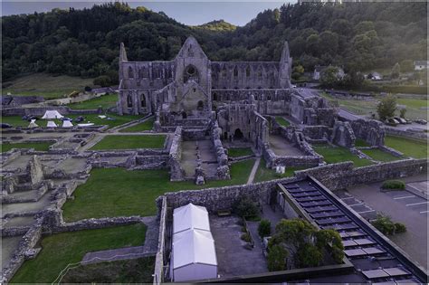 View of Tintern Abbey - Photos by Drone - Grey Arrows Drone Club UK