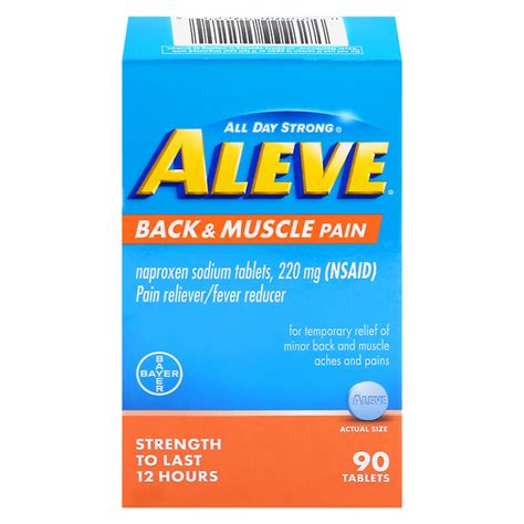 Save on Aleve Back & Muscle Pain Relief Naproxen Sodium Tablets Order Online Delivery | Stop & Shop