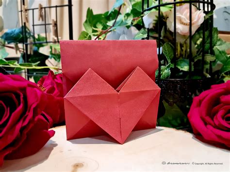 Origami Heart Envelope