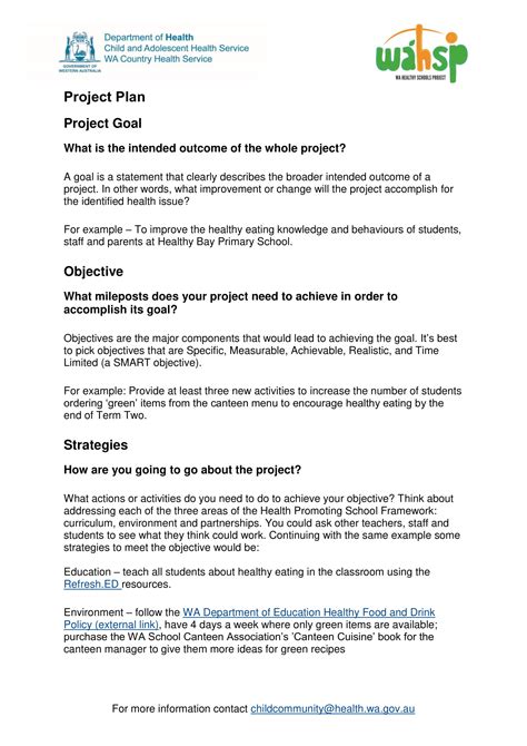 Project Action Plan Examples - 21+ PDF, Word | Examples