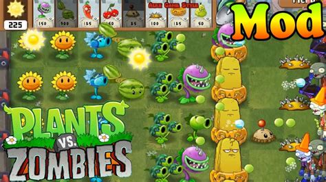 Plants vs. Zombies Mod - Survival Day (PvZ 1 Cool Mod) - YouTube