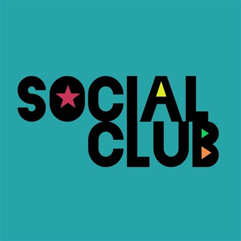 Social Club Brand Logo Modern Playful Square Template | PosterMyWall