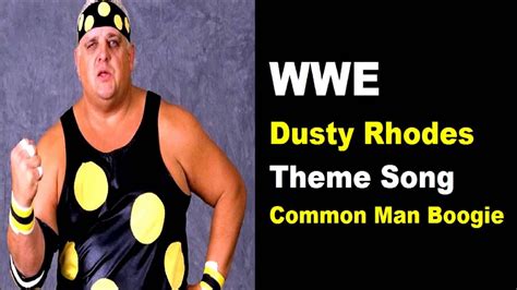 WWE Dusty Rhodes Theme Song - Common Man Boogie - YouTube