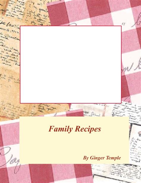 Ginger's Family Recipes | Book 36669