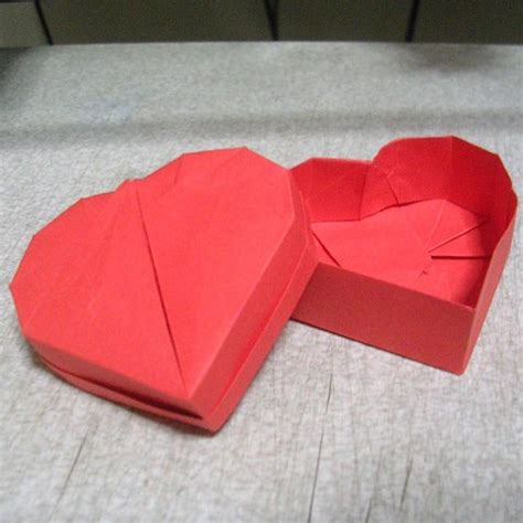 Box - heart - OrigamiArt.Us