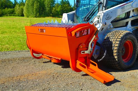 Skid Steer Attachment Cement Mixer for Bobcat Style Loaders | eBay