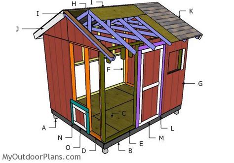 8x10 Chicken Coop Roof Plans | MyOutdoorPlans