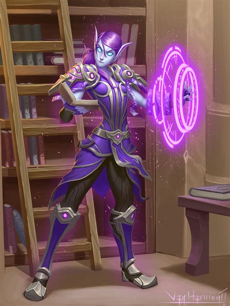 Arcane Mage void elf by VanHarmontt on DeviantArt in 2020 | World of ...