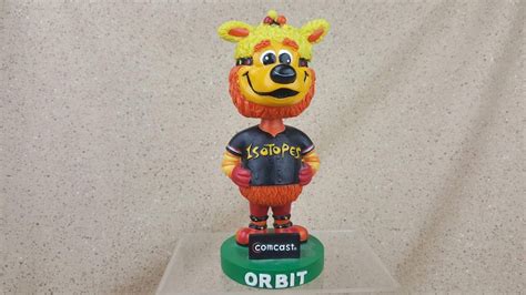 Picked up this Albuquerque Isotopes AAA baseball mascot Orbit at a garage sale on 6/23/18 for $1 ...