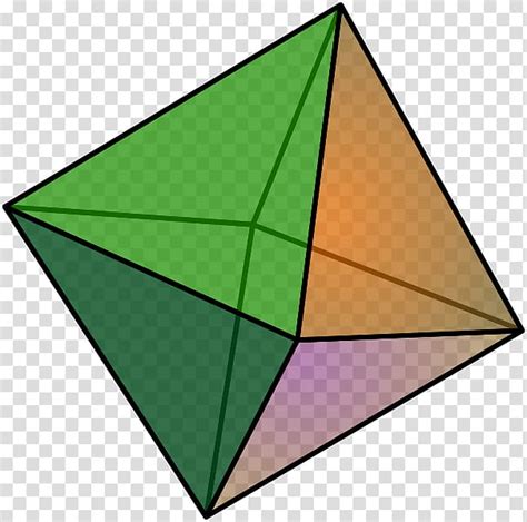 Regular octahedron Regular polyhedron Platonic solid, edge transparent ...