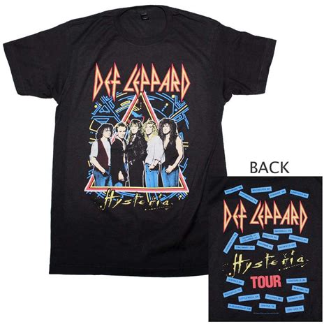 Def Leppard T Shirt | Def Leppard Hysteria Tour T-Shirt