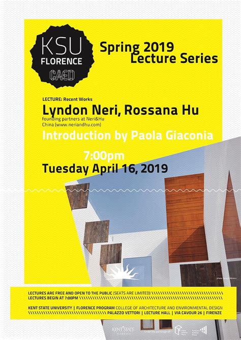 Neri&Hu – Neri&Hu Lecture | Lyndon Neri and Rossana Hu Speaking at Kent State University ...