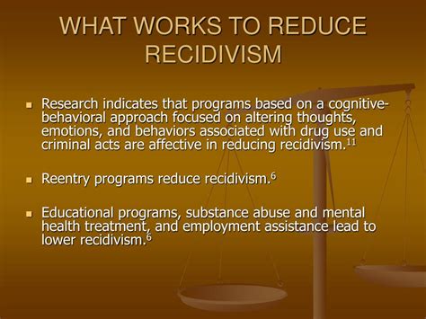 PPT - RECIDIVISM STUDY PROPOSAL PowerPoint Presentation - ID:370583