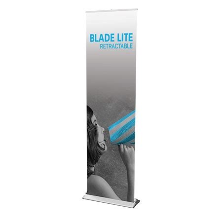 Breeze Retractable Table Top Banner Stand