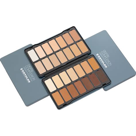 Digital Complexion Cream Foundation Palette 28 Colors | Kryolan - Professional Make-up