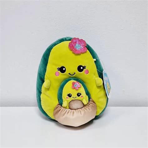 BNWT SQUISHMALLOWS KIRA and baby Avocado Official Kelly Toy Plush Rare 10" EUR 40,77 - PicClick DE