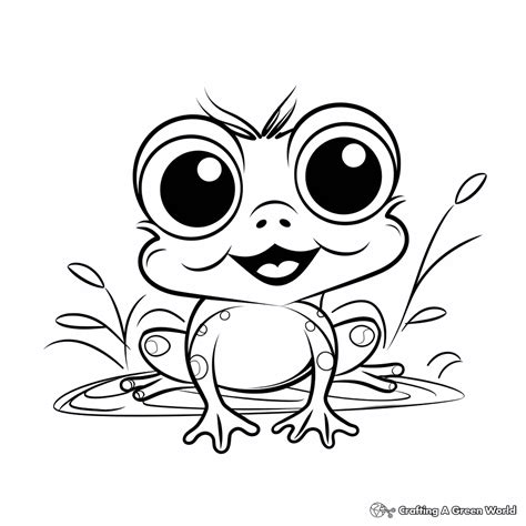 Tree Frog Coloring Page