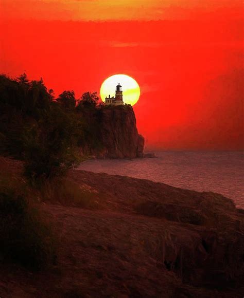 Split Rock Lighthouse State Park Sunrise by Dan Sproul