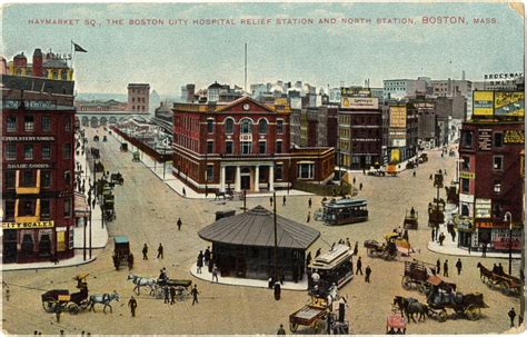 Haymarket Square in 1909 in Boston, Massachusetts image - Free stock photo - Public Domain photo ...