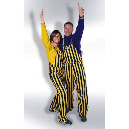 The M Den - Michigan Bib Overalls Maize and Blue | Pants for women ...