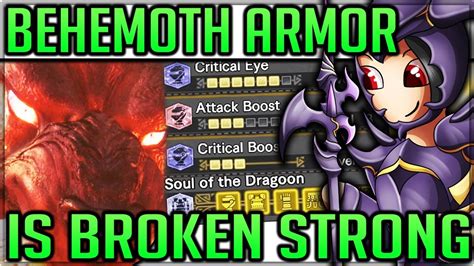 Behemoth Armor is Overpowered - Full Armor/Event Overview - Monster Hunter World! #behemotharmor ...