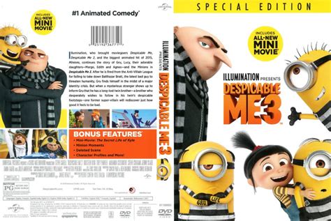 Despicable Me 3 (2017) R1 DVD Cover - DVDcover.Com