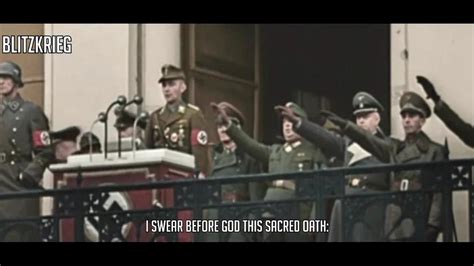 Volkssturm Oath & Parade -HD Color- Blitzkreig