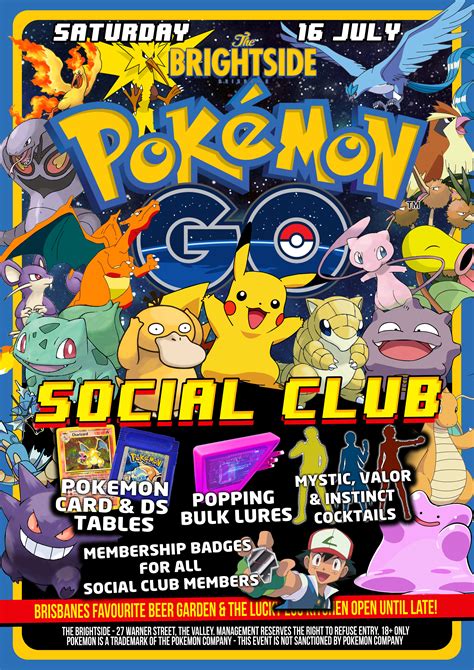 There's A Pokémon GO Social Club Party In Brisbane This Weekend - Music Feeds