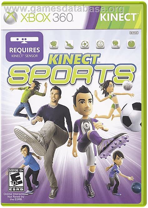 Kinect Sports - Microsoft Xbox 360 - Artwork - Box