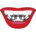vampire lips emoji - Pro Sport Stickers