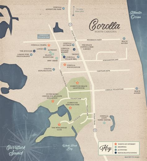 Corolla Outer Banks Map