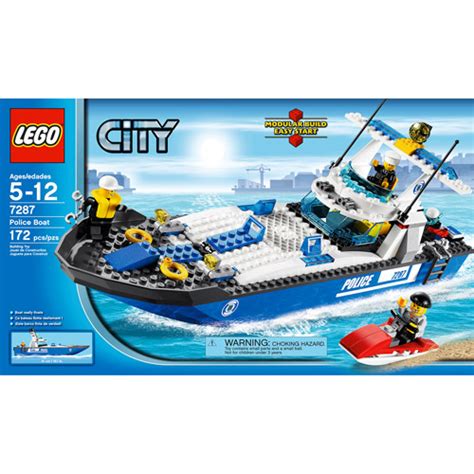 Legolikers: Lego city police boat