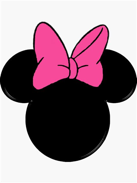 "Minnie pink" Sticker for Sale by cricri33190 | Redbubble