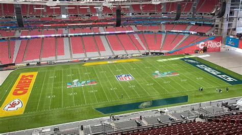 Field Design For Super Bowl LVII Between Kansas City Chiefs ...