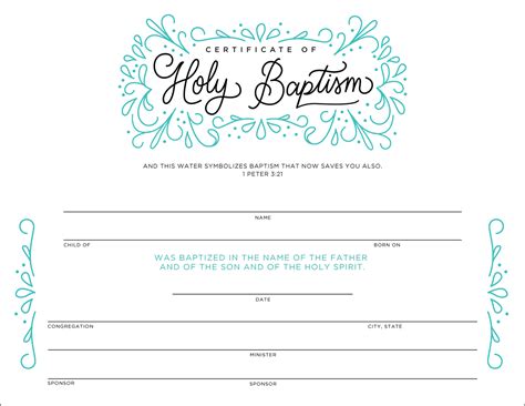 Baptism Certificate Design on Behance