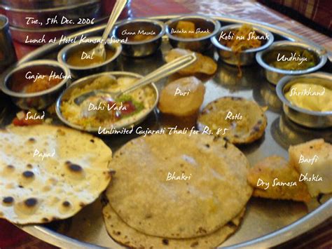 Footsteps on Clouds: Gujarati Thali in Surat