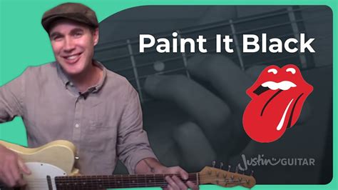 Paint It Black – Rolling Stones – Guitar Lesson (ST-332) How to play it right! | Guitar ...