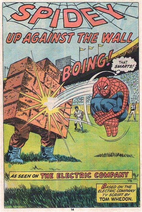 Spider-Man v The Wall | Tv scripts, Splash page, Comic page