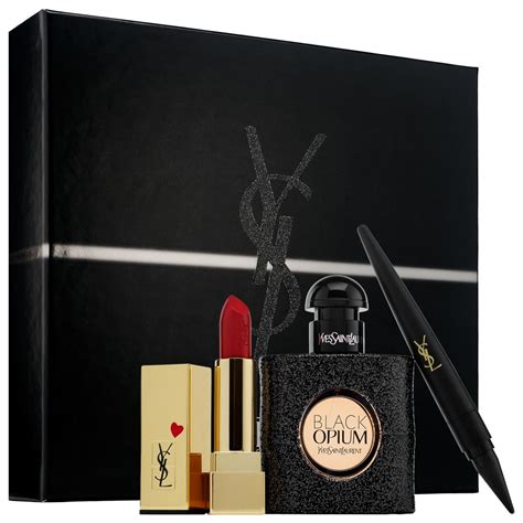 Yves Saint Laurent Black Opium Gift Set | Makeup | BeautyAlmanac