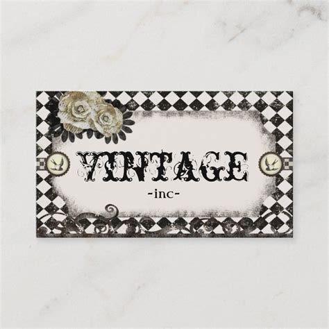 Classic vintage inspired business cards | Zazzle