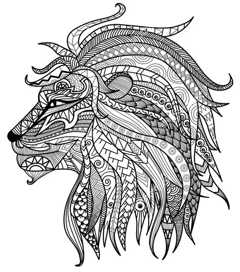 Coloring Picture For Lion