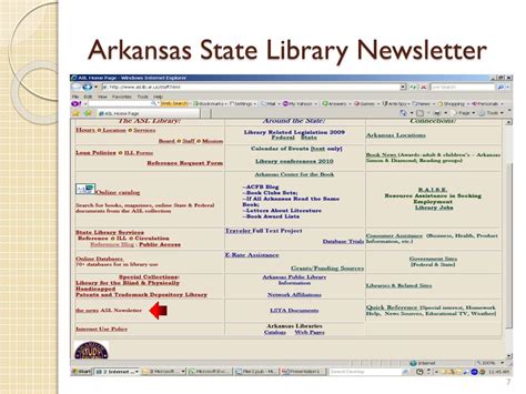 PPT - Arkansas State Library PowerPoint Presentation, free download - ID:6134109