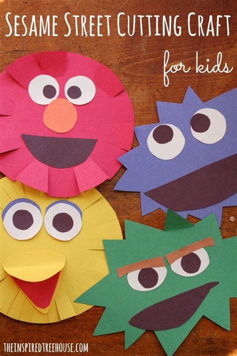 SIMPLE SESAME STREET CRAFT FOR KIDS - The Inspired Treehouse