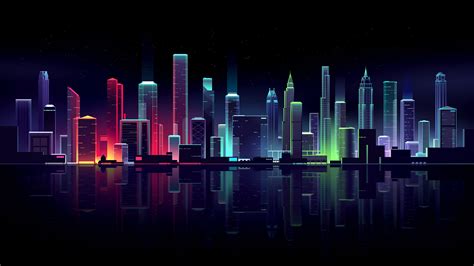 Neon Cityscape Wallpapers | HD Wallpapers