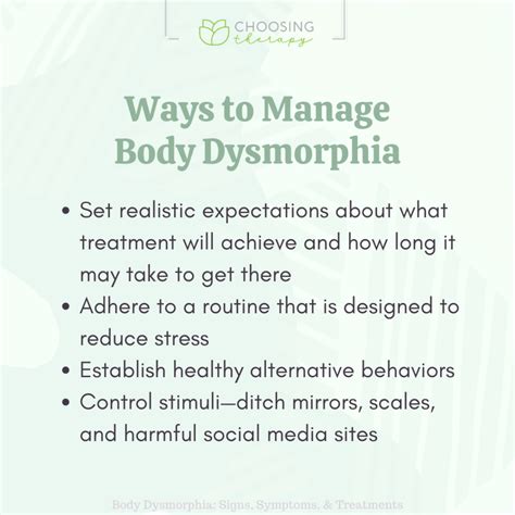 Body Dysmorphia: Signs, Symptoms, & Treatments - Choosing Therapy